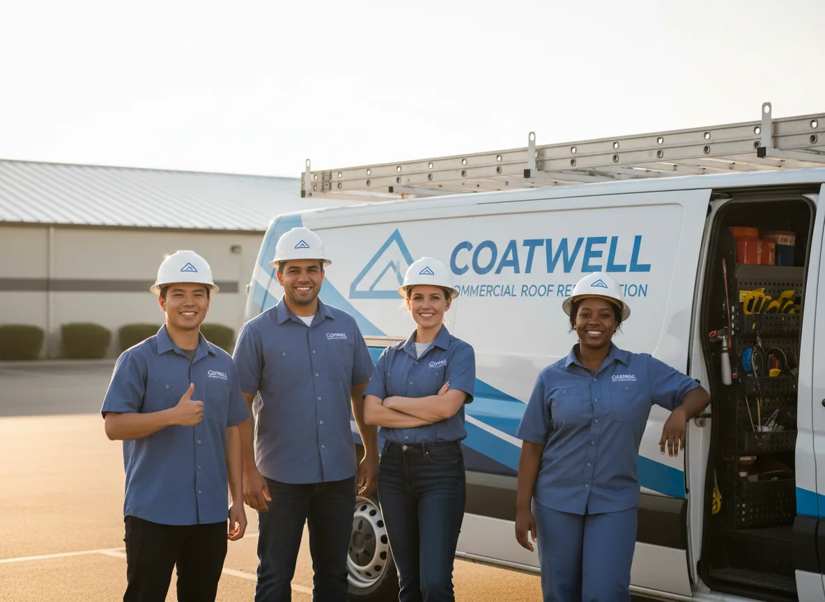 Commercial roof coating company in Horse Shoe, NC